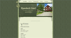 Desktop Screenshot of bjornholt.no