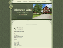 Tablet Screenshot of bjornholt.no